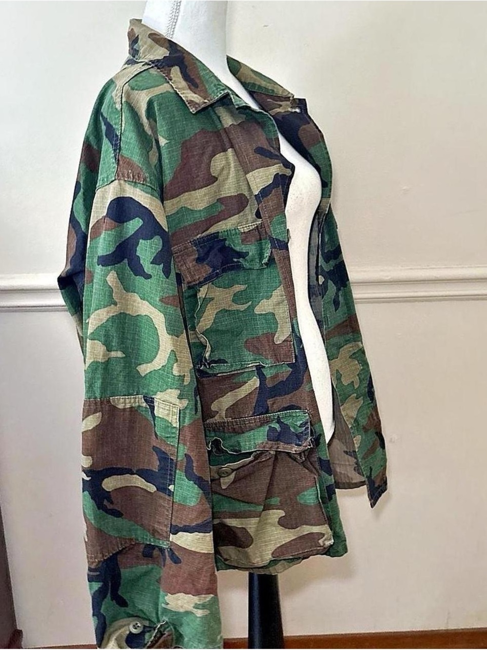 Camouflage Utility Jacket - Green Camo